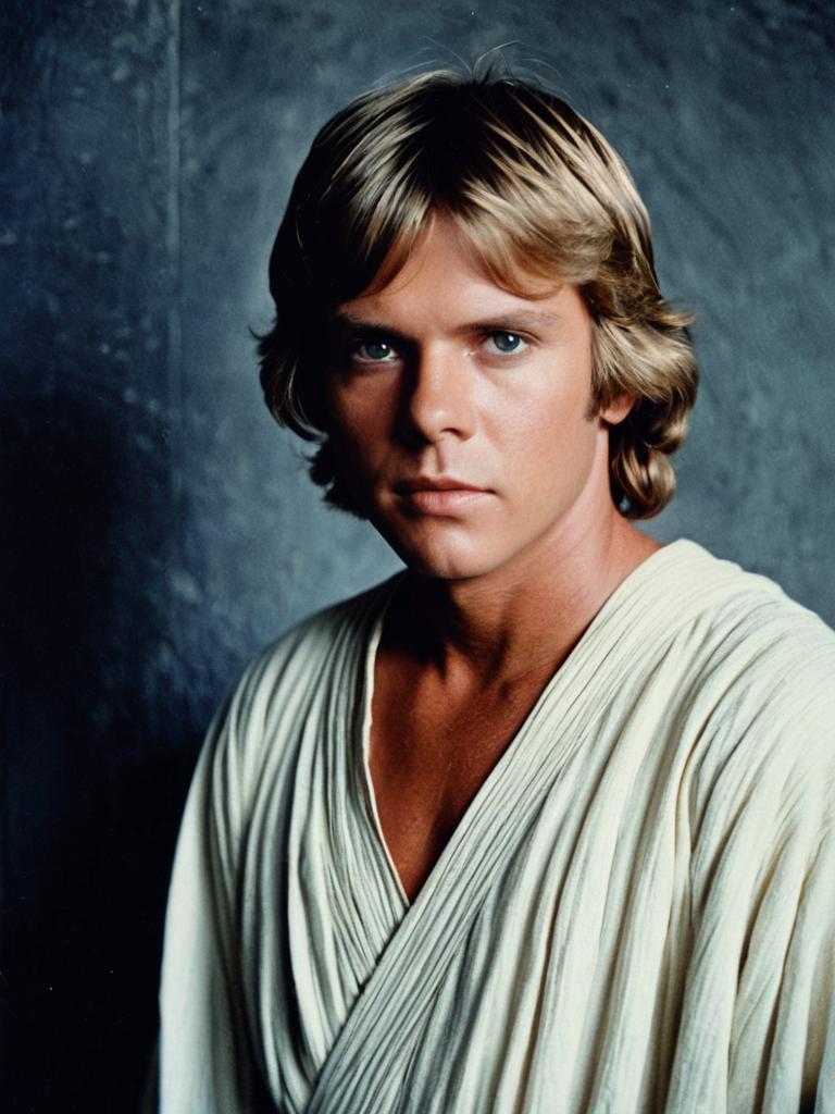 Luke Skywalker Portrait from Star Wars A New Hope