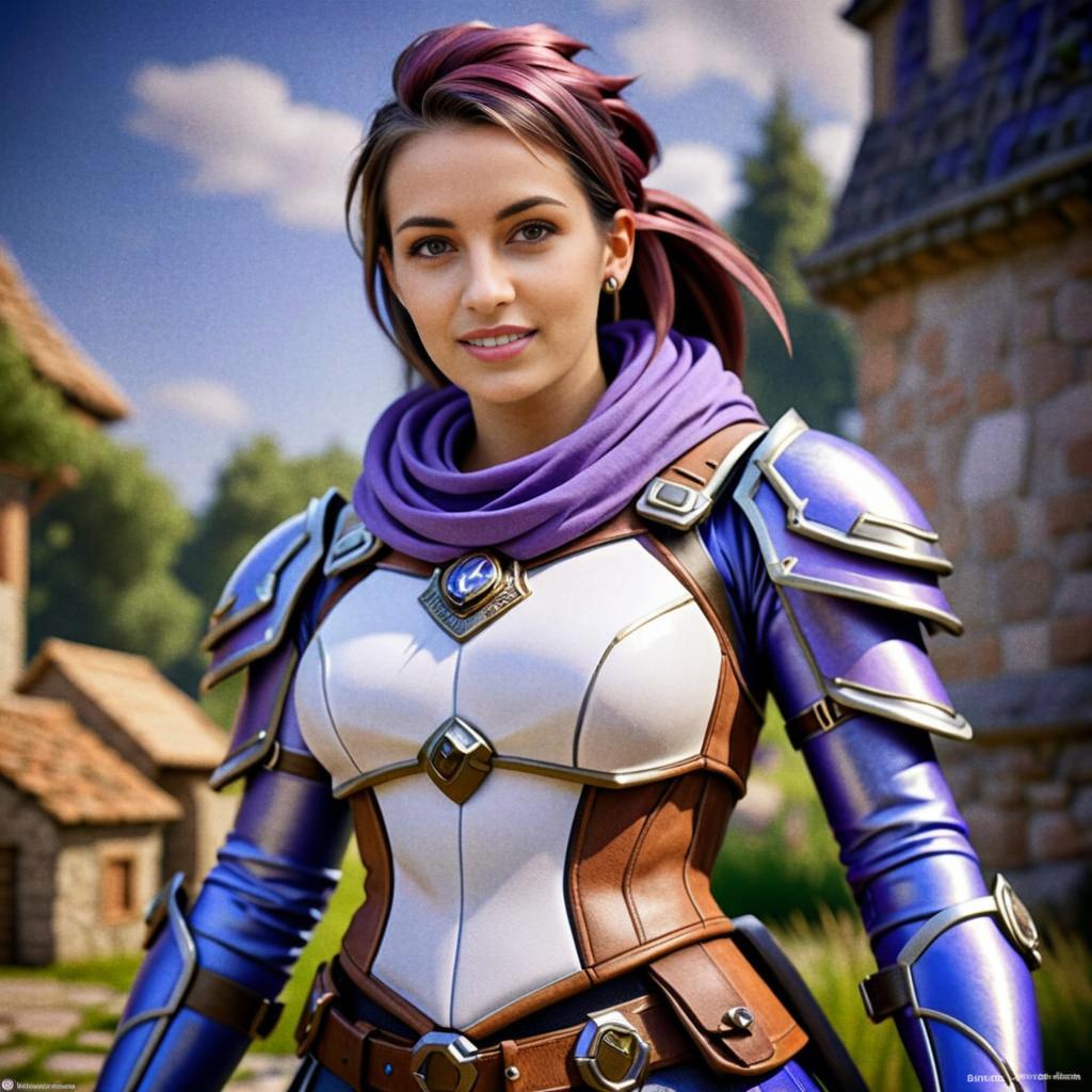 Skye from Overwatch in Fantasy Setting