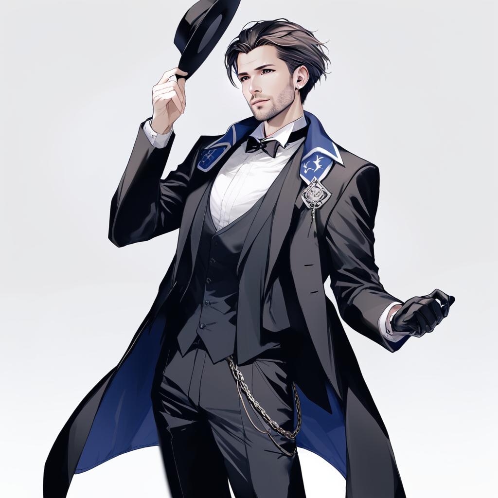 Stylish Man in Tuxedo Stylish Man in Tuxedo