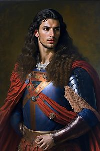 Portrait of a Man in Medieval Armor