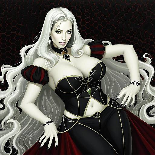 Carmilla Fate Gothic Anime Woman Digital Artwork