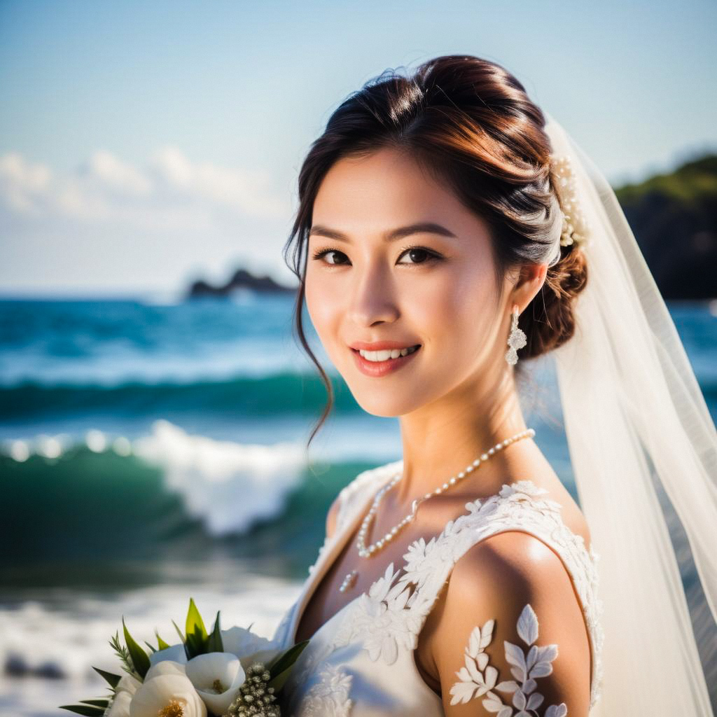 Radiant Bride at Beachside
