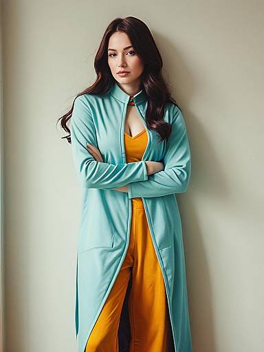 Woman Cosplay Wearing Viv Costume Realistic Photo