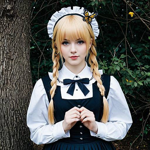 Abigail Williams Festival Outfit Cosplay Portrait