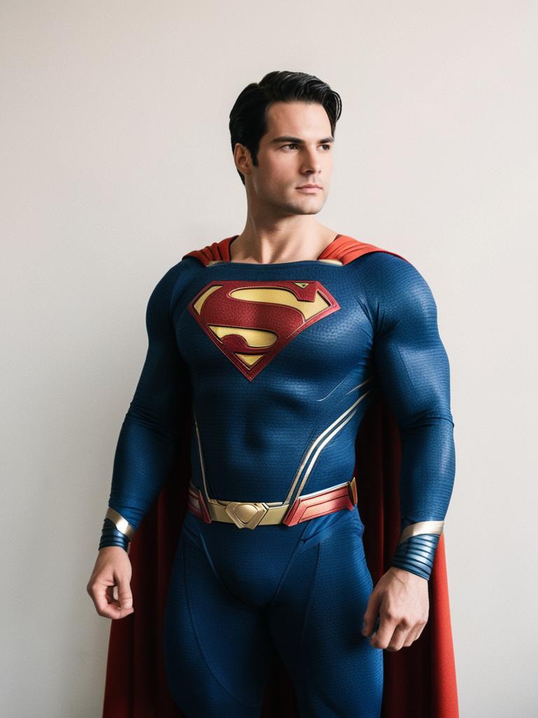 Realistic Superman Donnerverse Costume Cosplay by Man