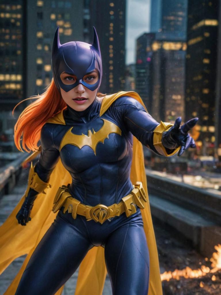 Woman Cosplaying as Batgirl - Barbara Gordon