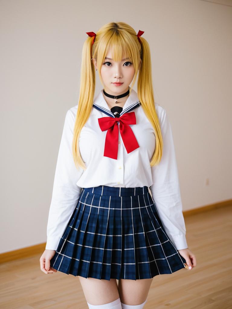 Hoshikawa Sara 4th Costume Japanese Schoolgirl Cosplay Outfit