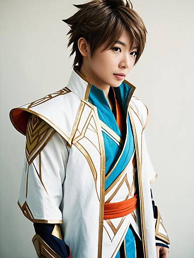Man in Realistic Sorey Cosplay Costume from Tales of Zestiria