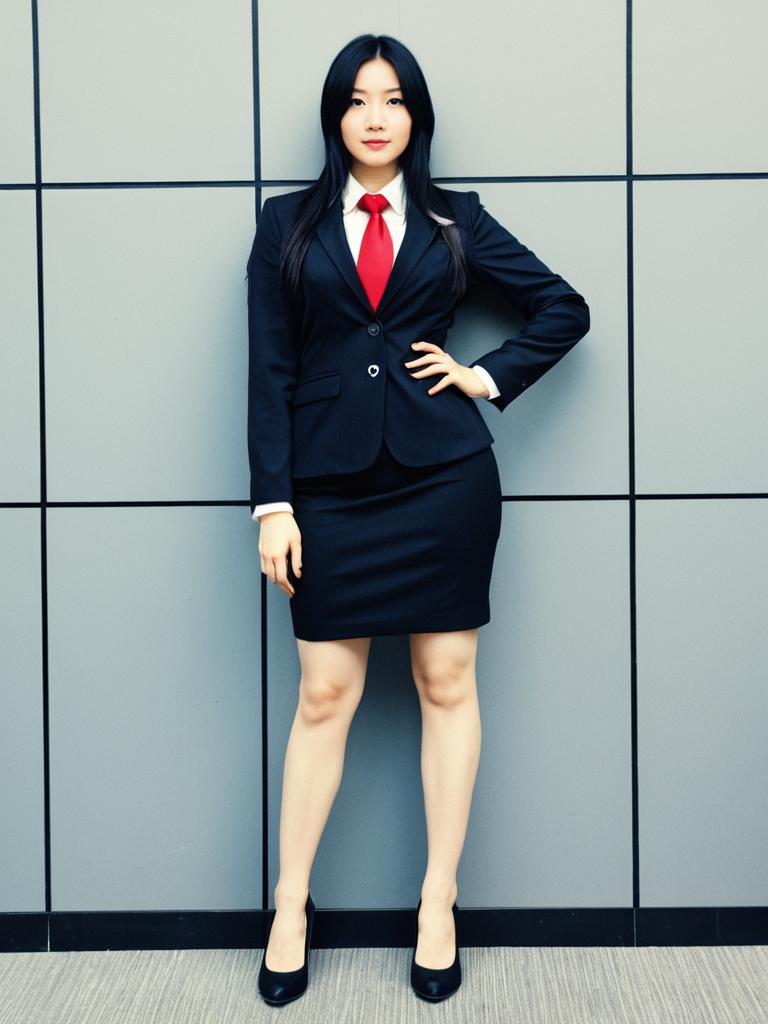 Confident Woman in Business Attire
