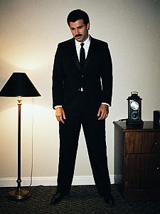 Man in One-Night Stand Costume Full Body Editorial Photo