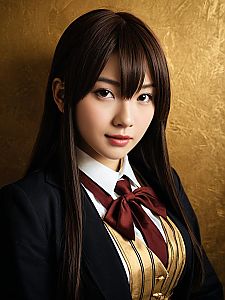 Realistic Cosplay Woman Character Wearing Kanao Tsuyuri Costume