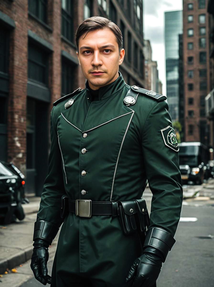 Baron Strucker Costume in Urban Setting