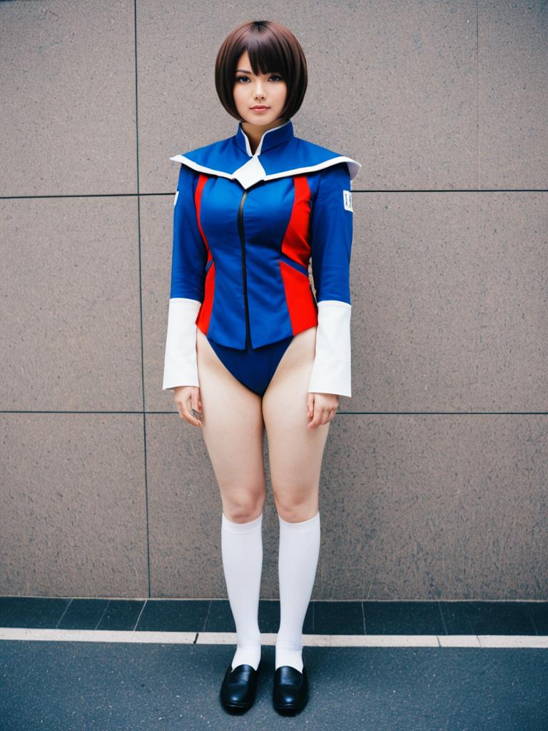 Haibara Ai Cosplay Anime Uniform Woman Portrait
