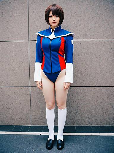 Haibara Ai Cosplay Anime Uniform Woman Portrait