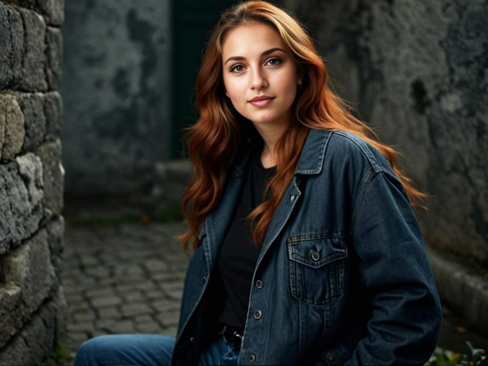 Portrait of a Young Woman with Red Hair