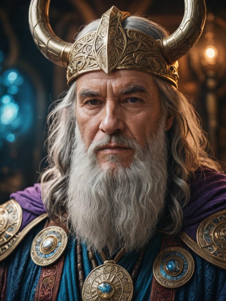 Odin Headshot - Wise Fatherly Demeanor