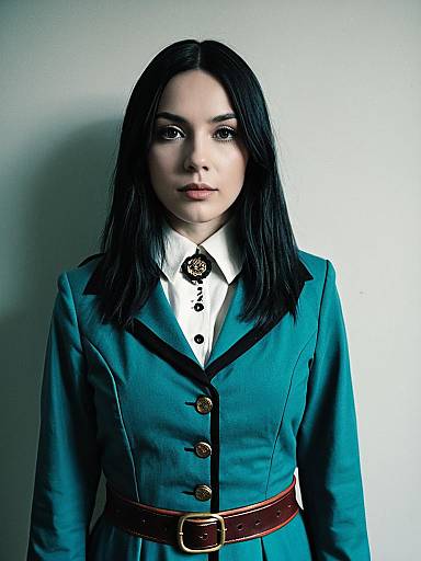 Realistic Cosplay Woman Dressed as Crusch Karsten Character