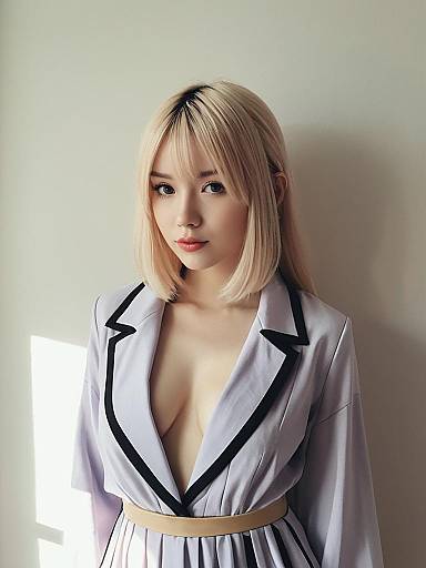 Sexy Cosplay Woman Character Lalatina Dustiness Ford Blonde Outfit