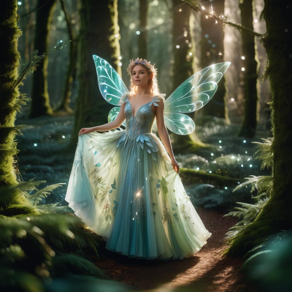 Mystical Fairy in Lush Forest