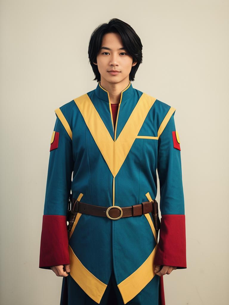 Man Wearing Todd Ingram Cosplay Costume Realistic Photo