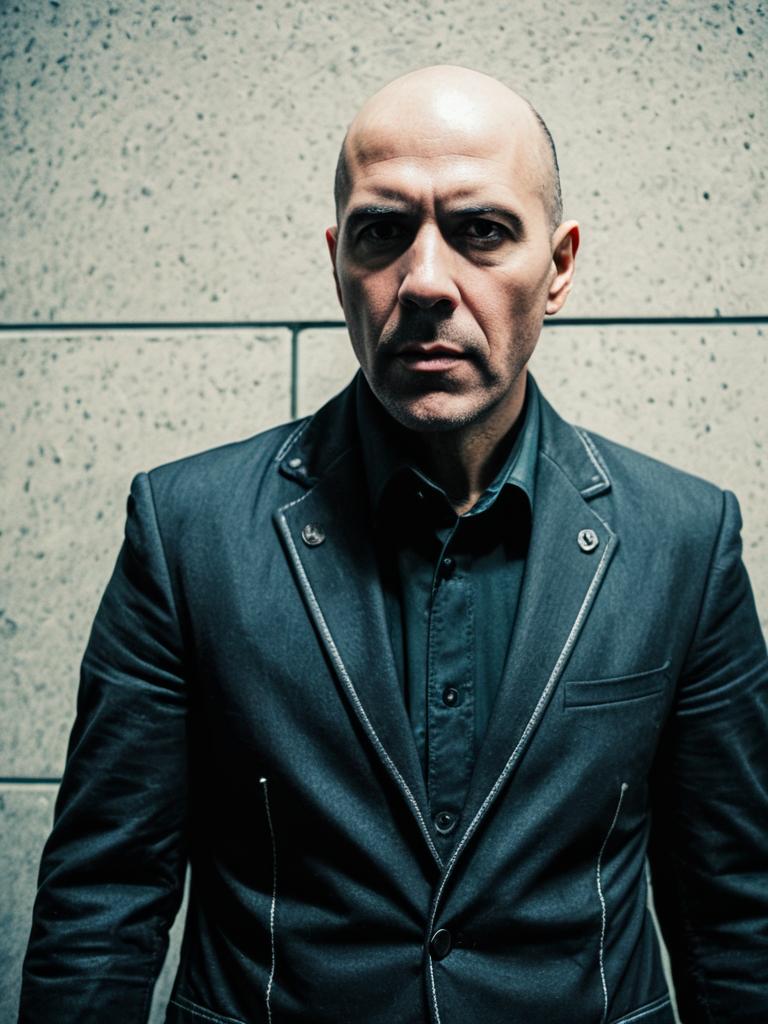 Man in Realistic Cutthroat Cosplay Costume Photo