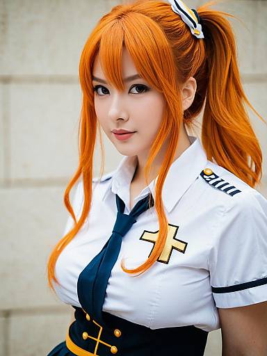 Aquila KanColle Cosplay Woman Realistic Portrait