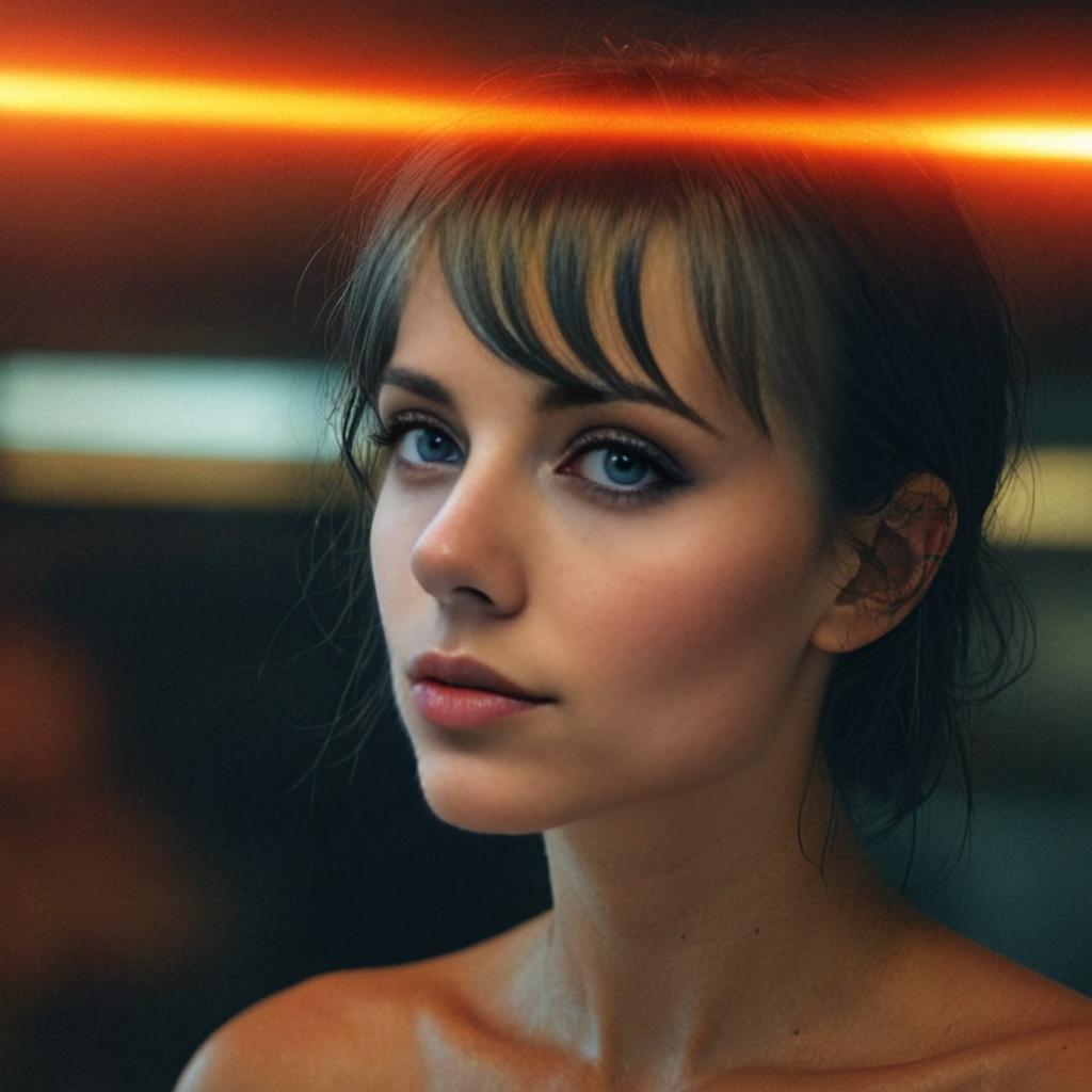 Woman with Brown Hair and Bangs