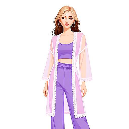 Sheer Mesh Cardigan Lightweight Soft Pastel Pink Open Front Outfit