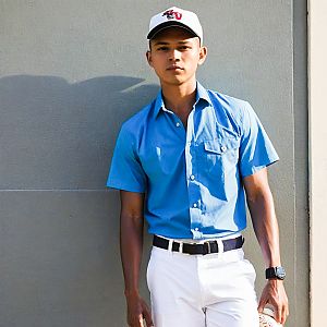 Confident Young Man in Casual Style