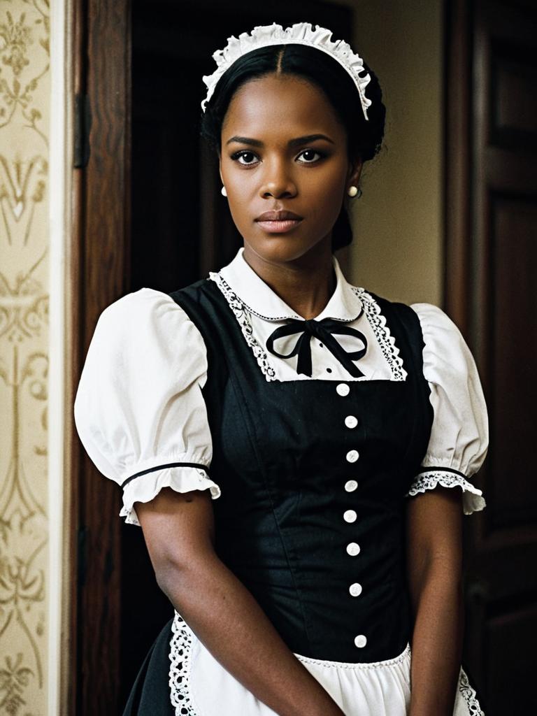 Period Drama Maid Portrait Inspired by Django Unchained