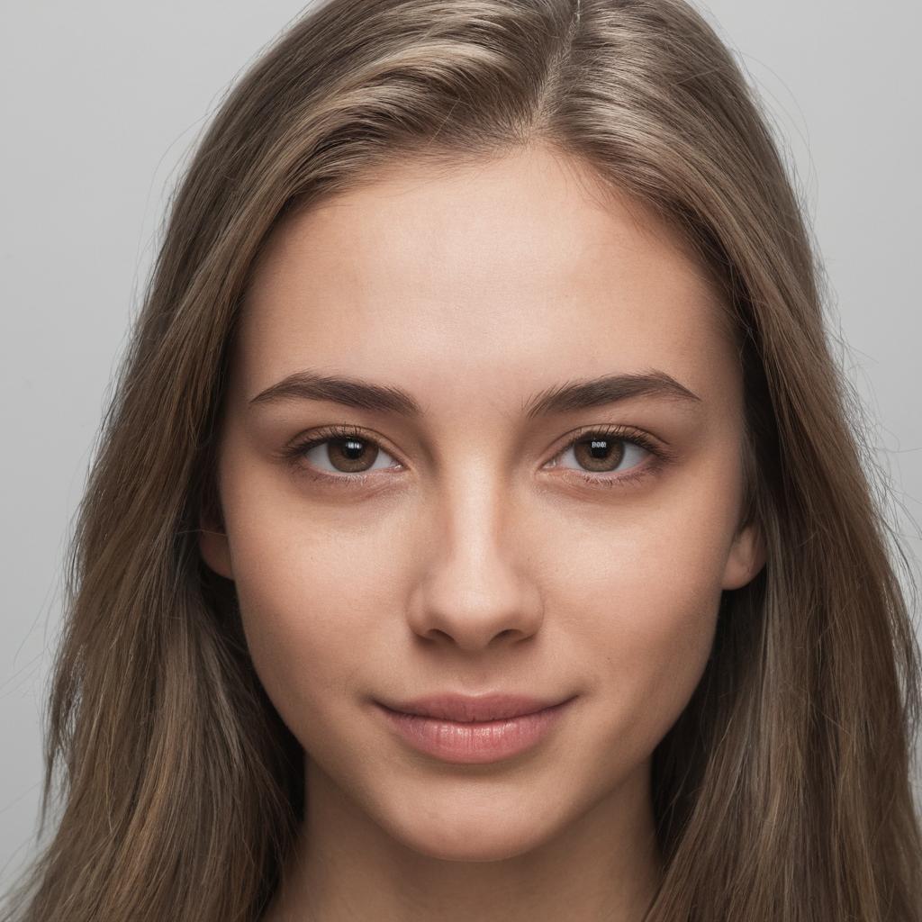 Calm Portrait of a Young Woman