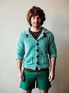 Realistic Man Cosplay Wearing Shaggy Rogers Costume