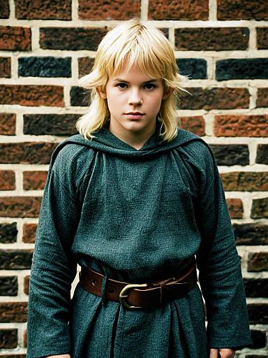 Lord of the Rings Inspired Costume Young Man with Blonde Hair