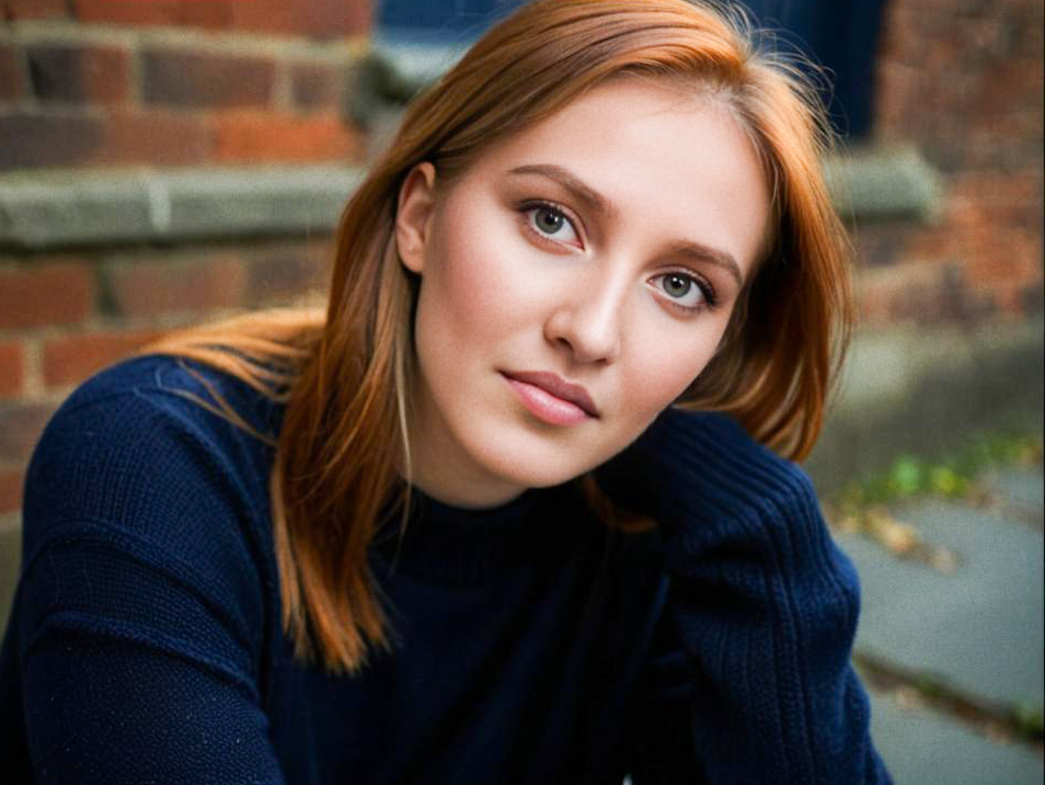 Young Woman with Auburn Hair