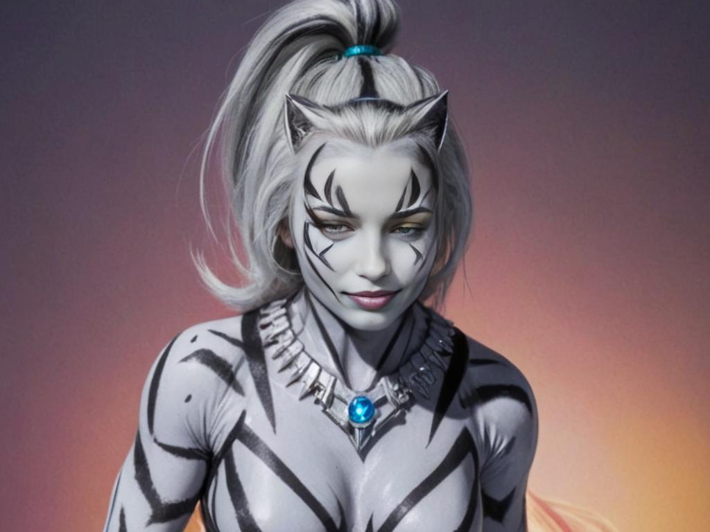 Cosplay of Ava Ayala, the White Tiger from Marvel Comics