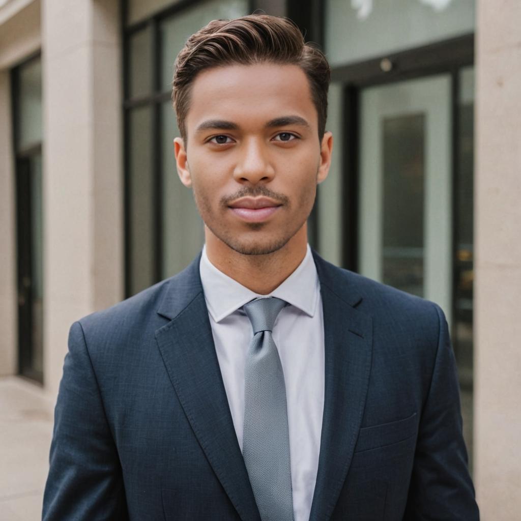 Confident Man in Professional Attire