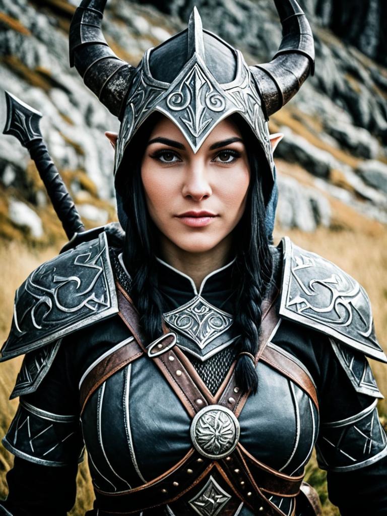 Medieval Fantasy Warrior in Armor