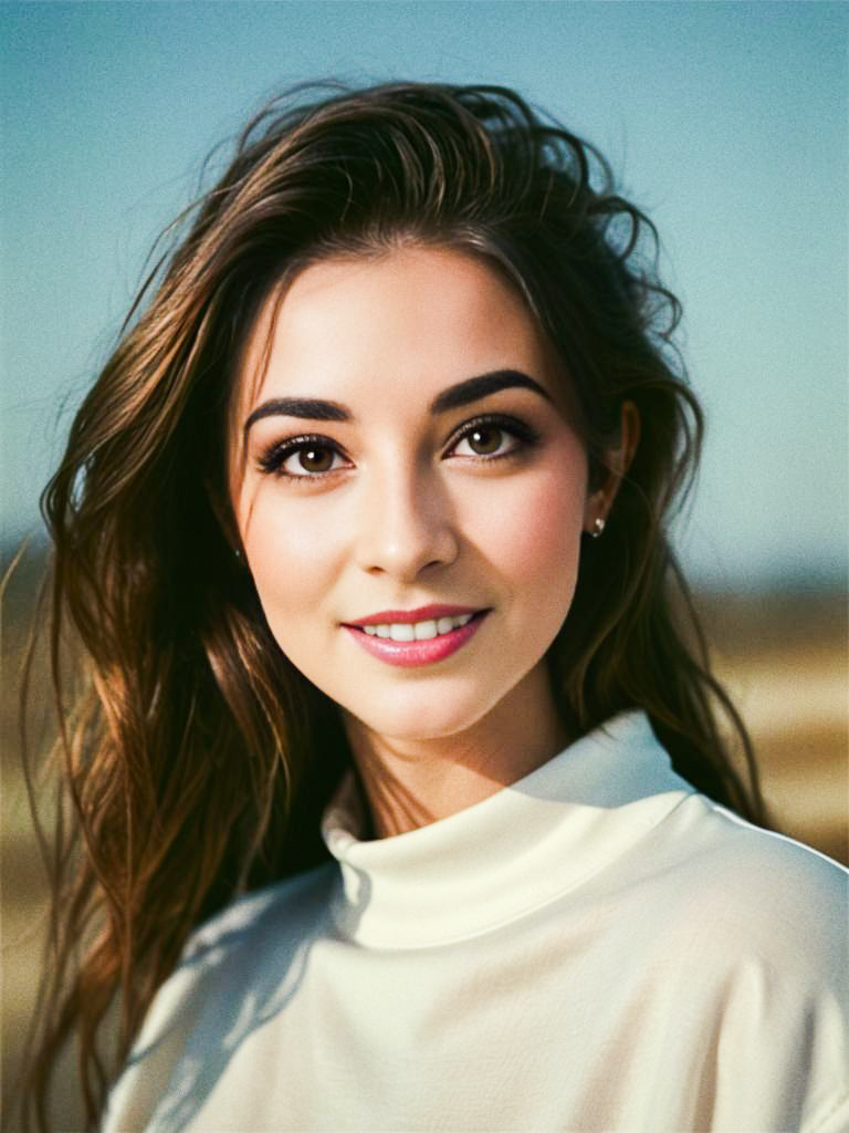 Portrait of a Young Woman in Natural Light