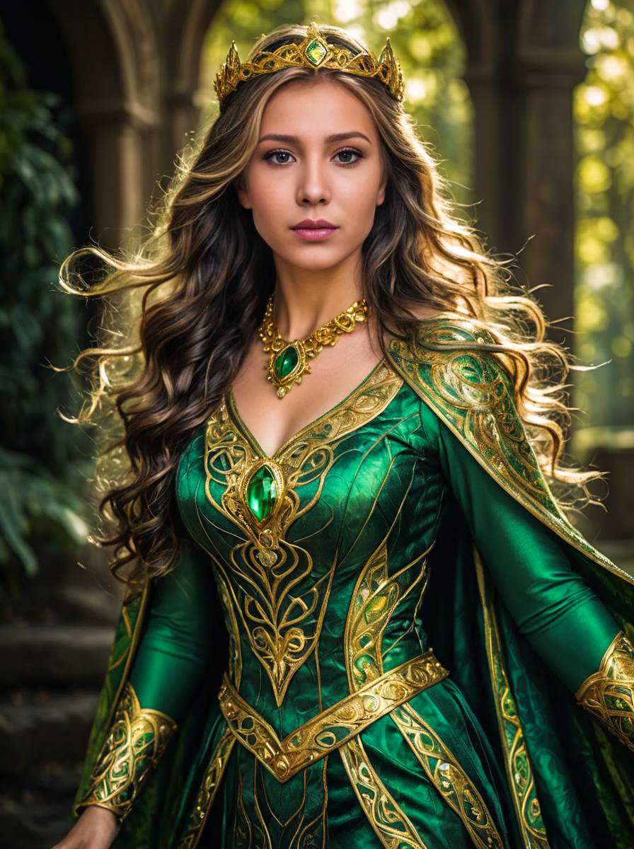 Enchantress Costume Woman in Green