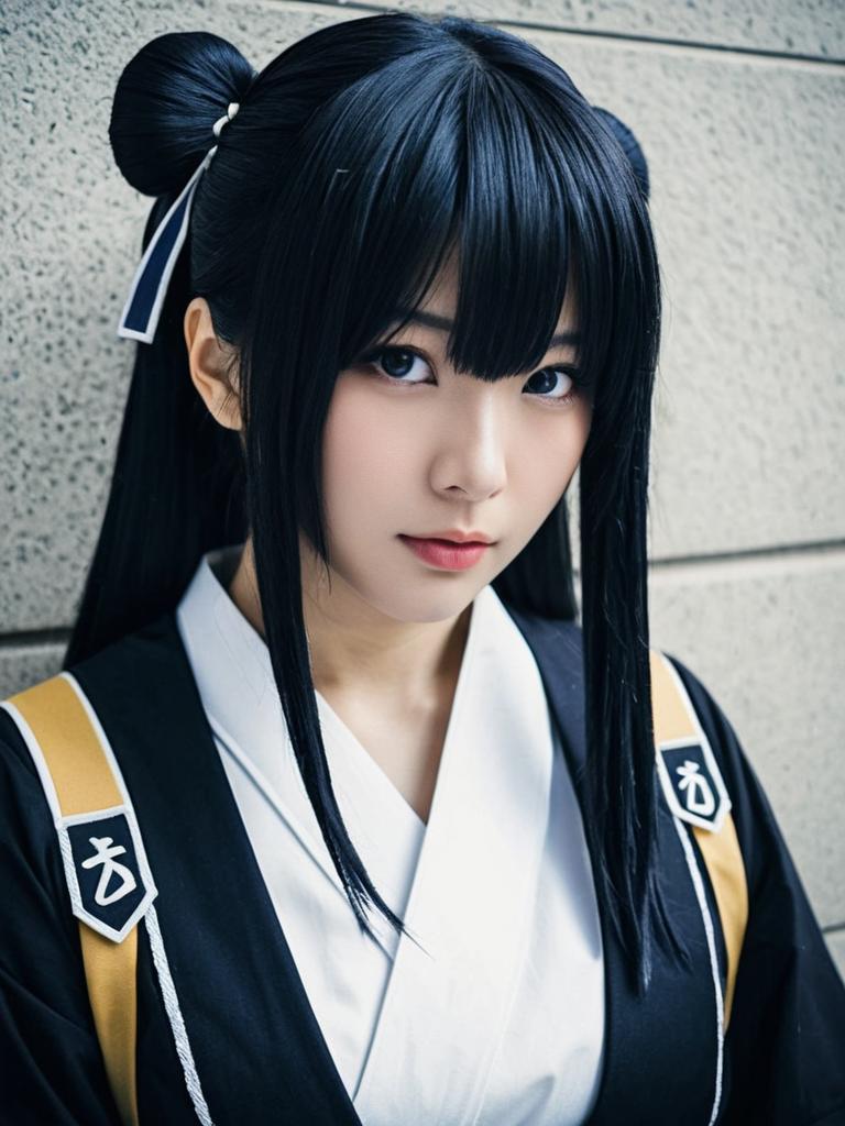 Realistic Anko Mitarashi Cosplay Woman Character Portrait