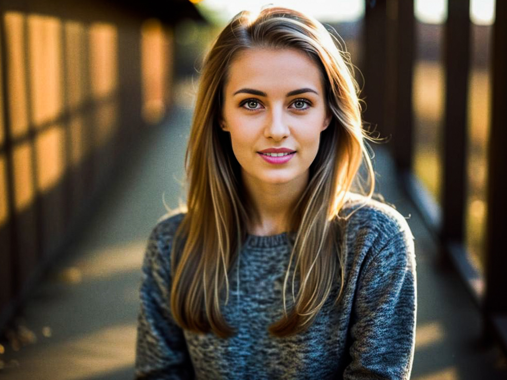 Portrait of a Young Woman in Natural Light