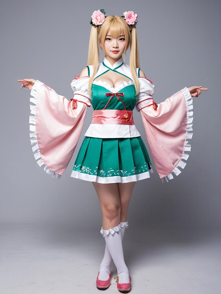 Momosuzu Nene Old Design Cosplay Costume Photo