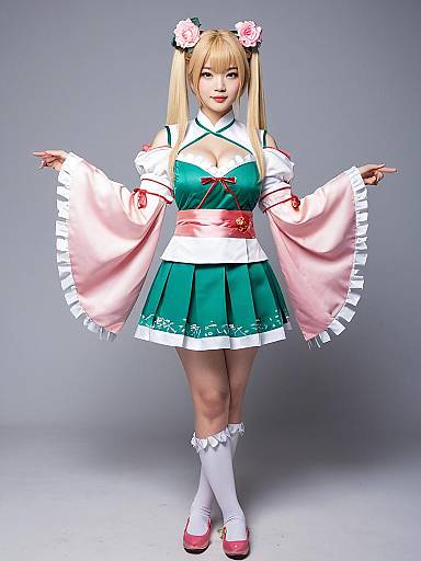 Momosuzu Nene Old Design Cosplay Costume Photo