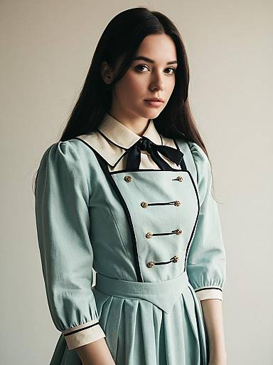 Realistic Cosplay Woman in Crusch Karsten Costume