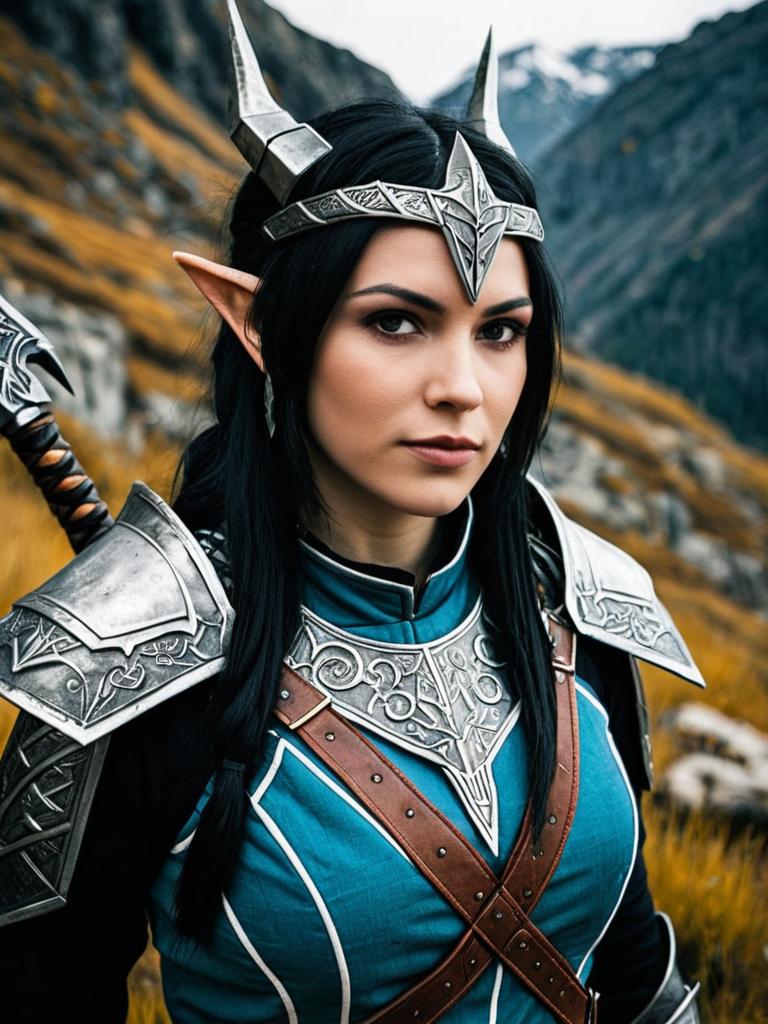 Fantasy Warrior Woman in Armor