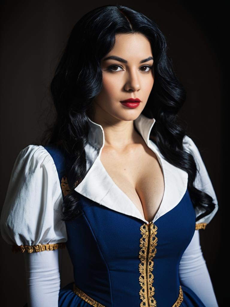 Sexy Cosplay Woman in Irene Belserion Costume with Realistic Detail