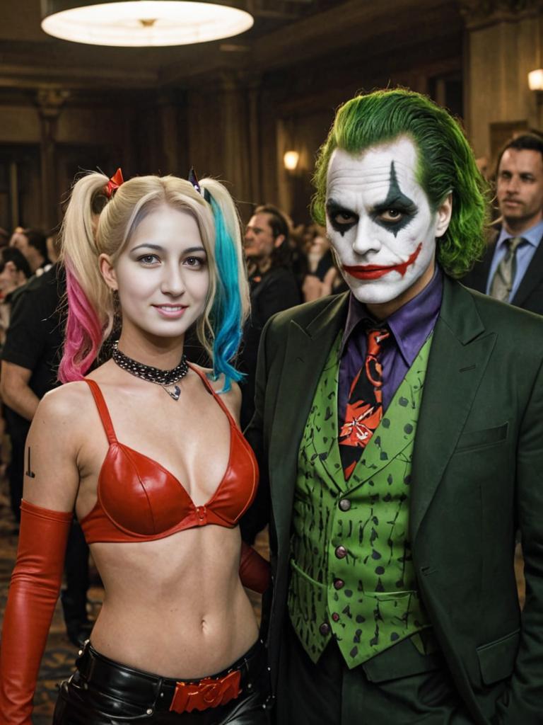 Joker and Harley Quinn Cosplay