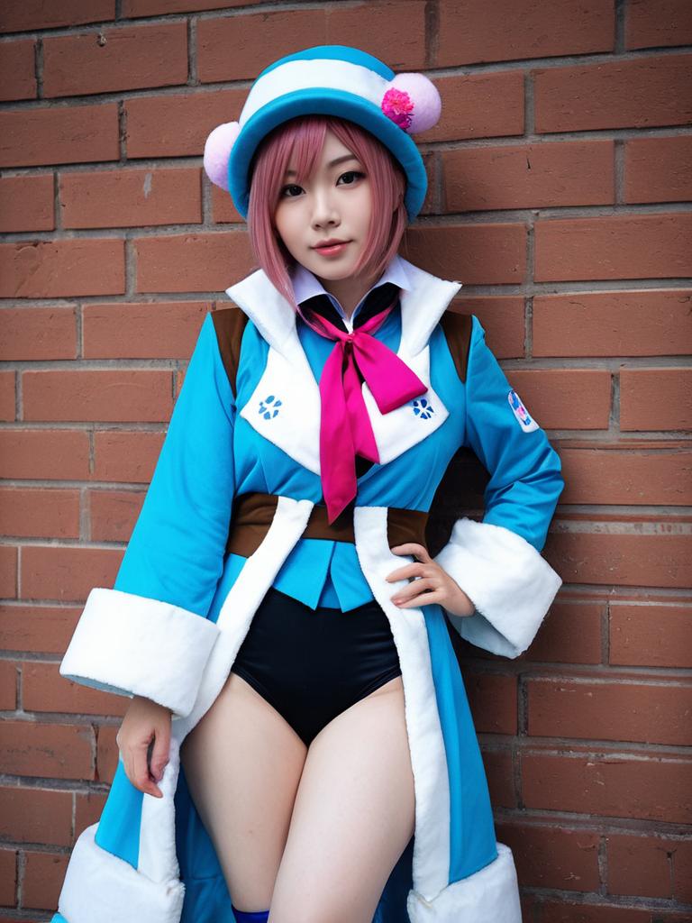 Sexy Mei Hatsume Cosplay Woman Character Costume Photo