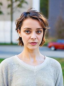 Confident young woman outdoors