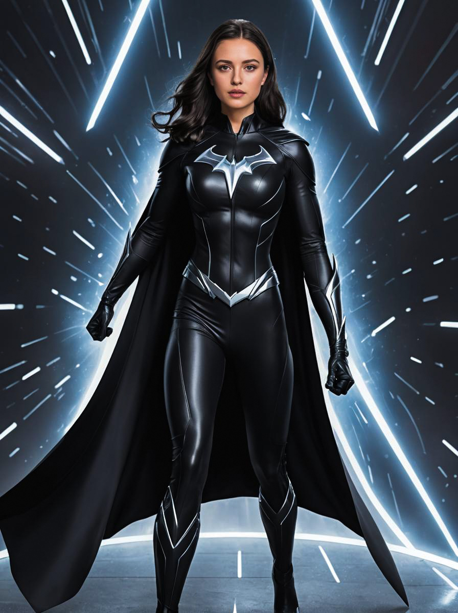 Woman in Black Bolt Costume - Marvel Superhero